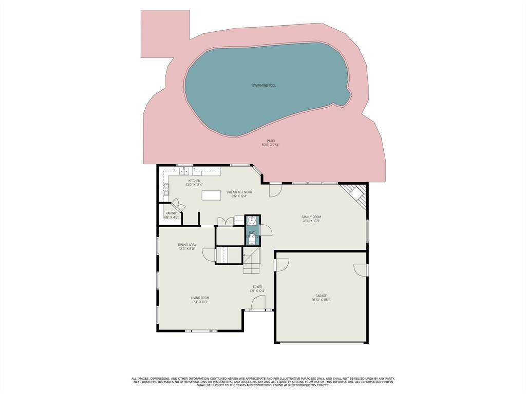 Rough estimate of floor plan - measurements are approximate
