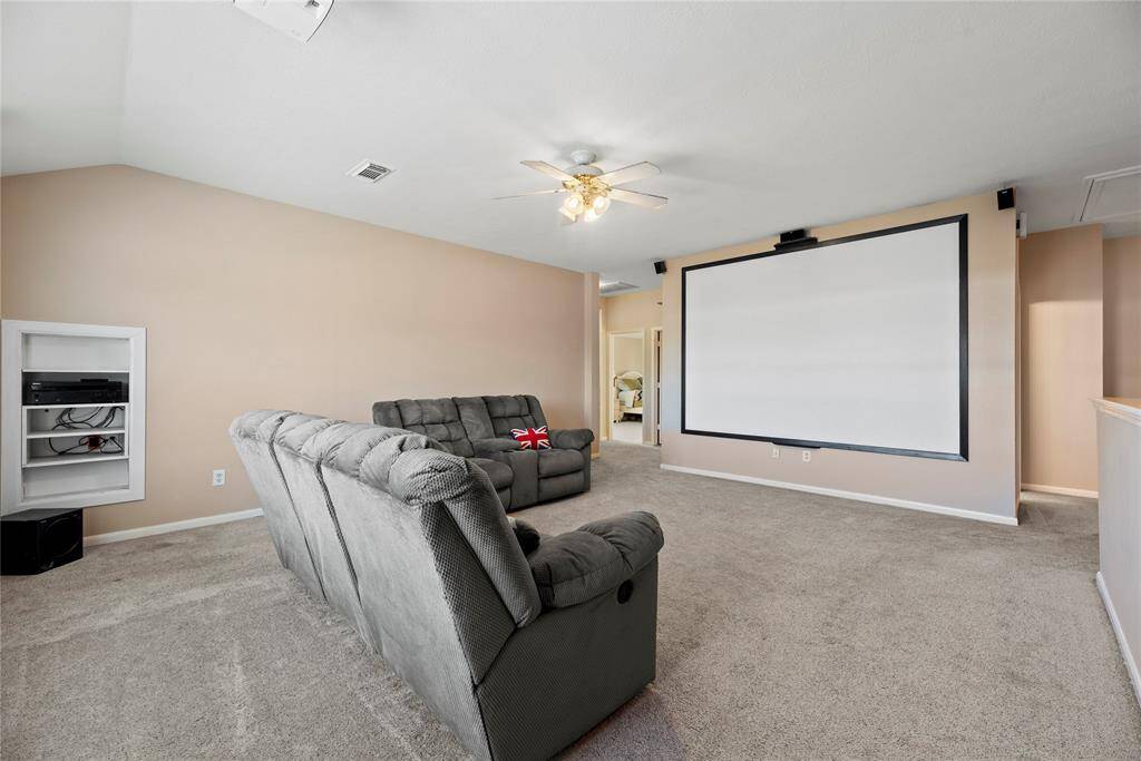 Head upstairs to the oversized game room with BRAND NEW CARPET! Sellers used it, and loved it, as a media room.
