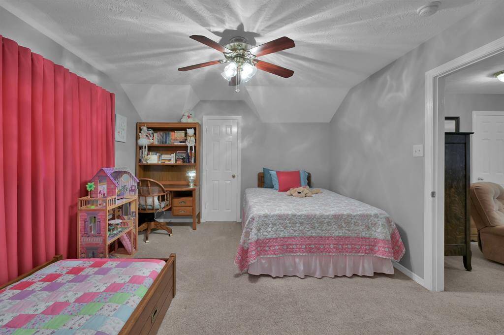 All the bedrooms are spacious with large closets.