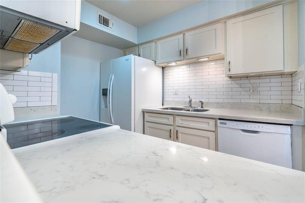 Gorgeous Counters with Modern Backsplash