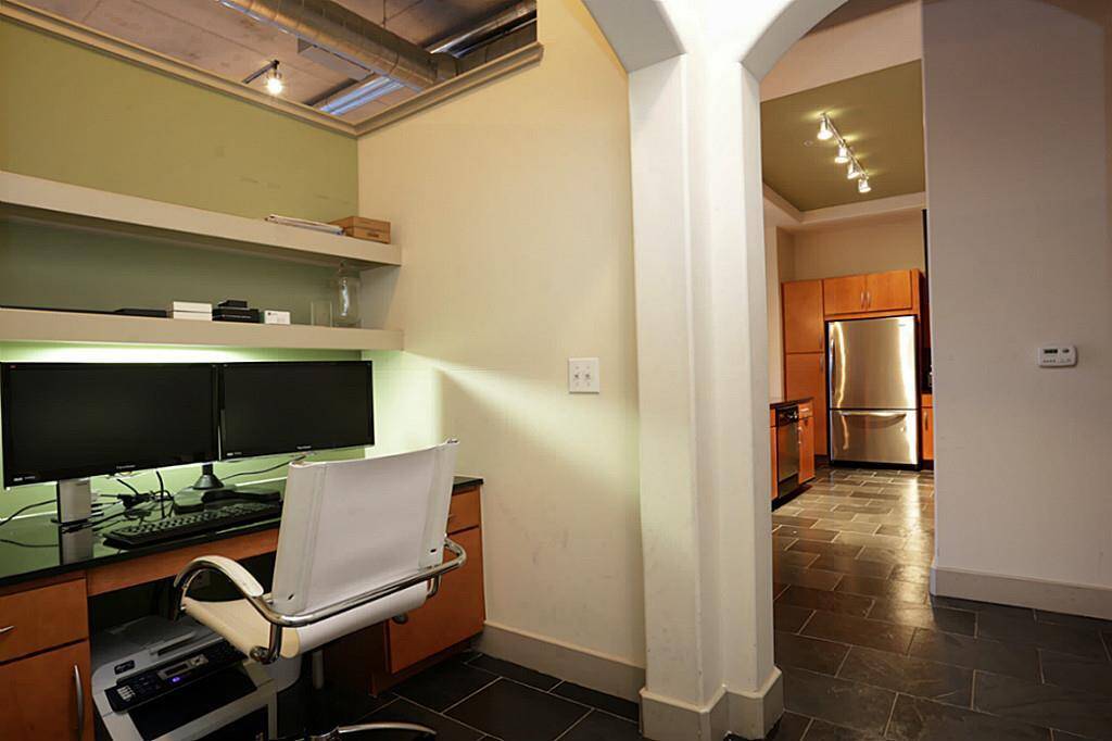 Built-in home office private area in condo
