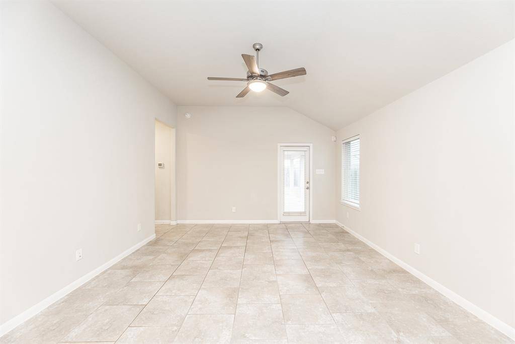 View of the living area.