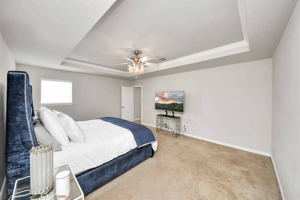 Primary bedroom on 2nd floor