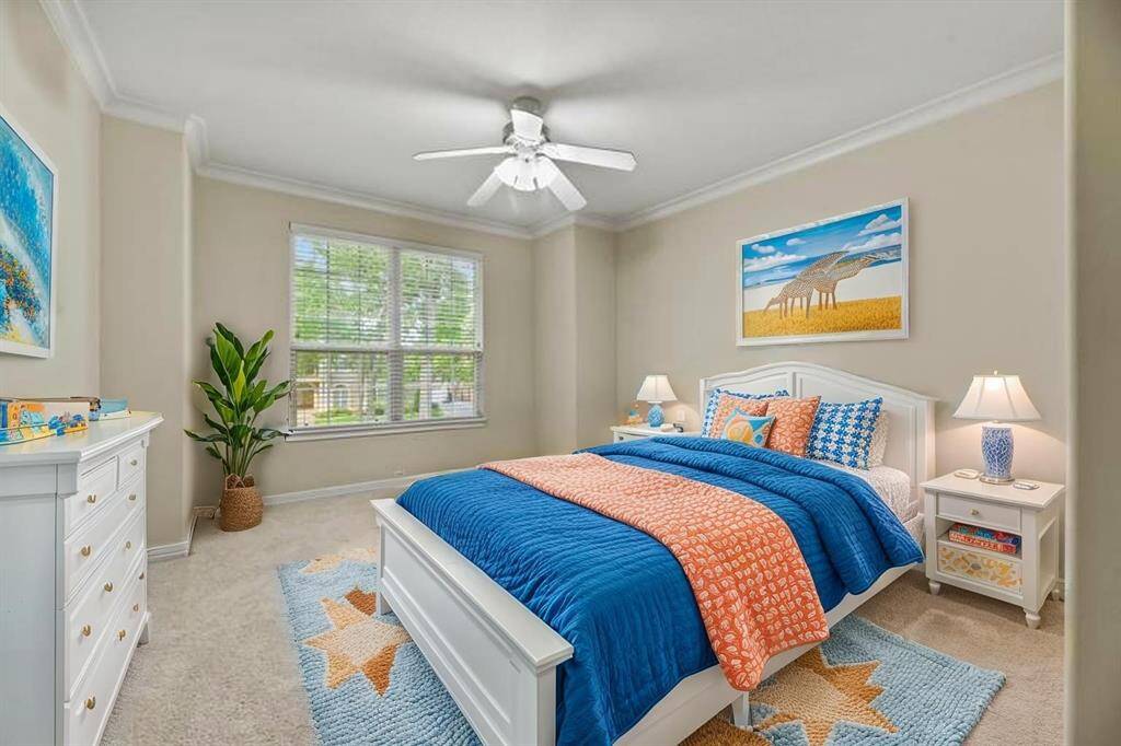 The fifth bedroom upstairs is a charming and spacious sanctuary, ideally suited for children, thoughtfully designed to blend comfort, functionality, and playful elegance.