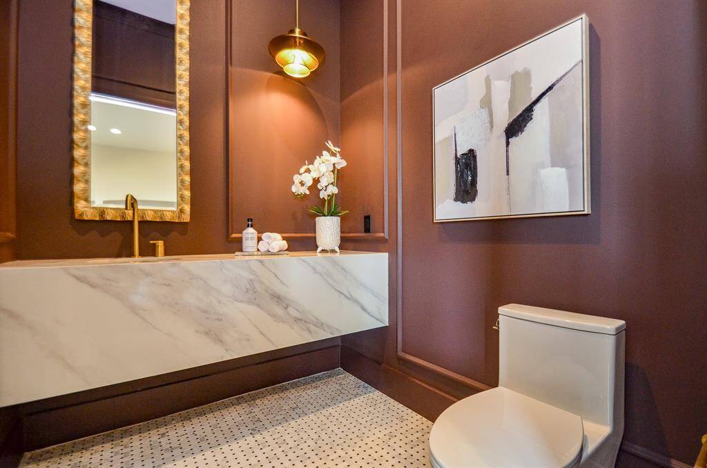 Powder bathroom.