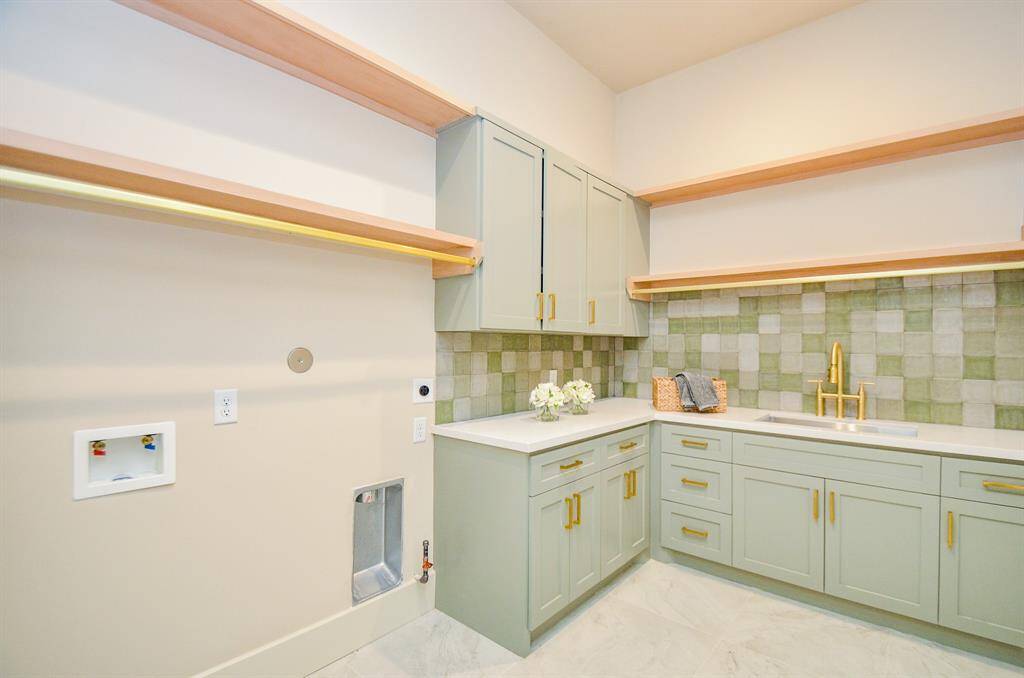 Laundry room.