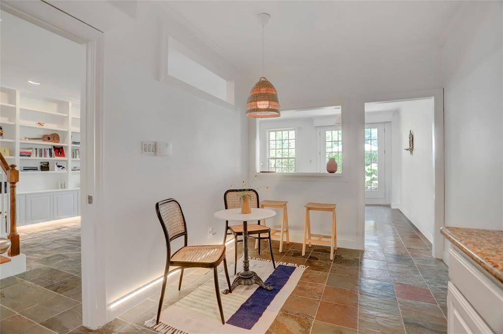 Dining Room - Virtually staged, with access to the backyard