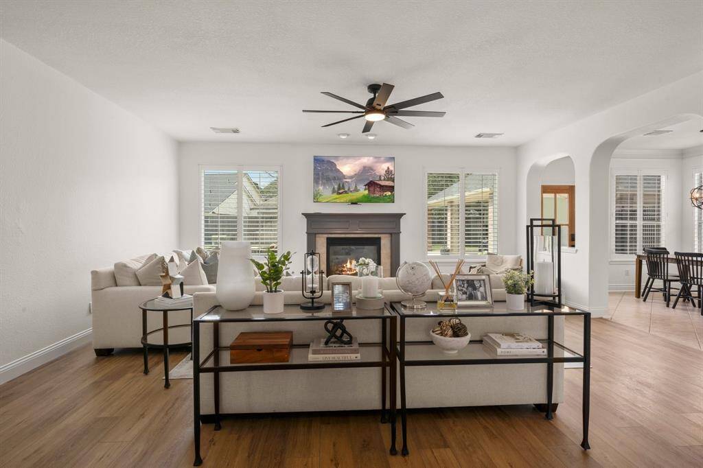 New lighting and fans throughout this home.