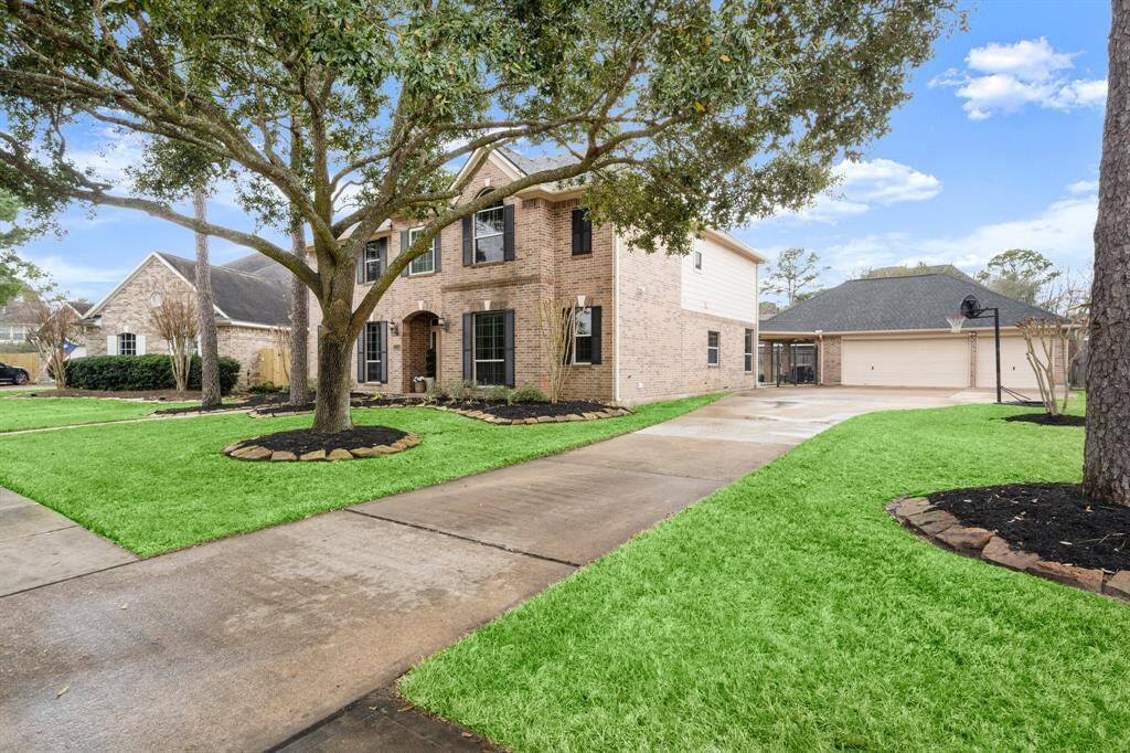 True three car garage offers space for hobbies, teen drivers, or added storage.
