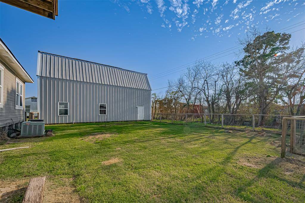 Enormous space in backyard