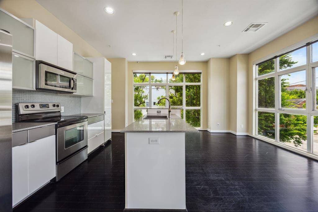 The dining area just off the kitchen perfect open concept for entertaining.