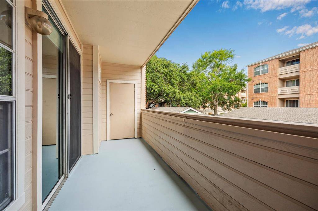 Private Balcony with Storage Closet