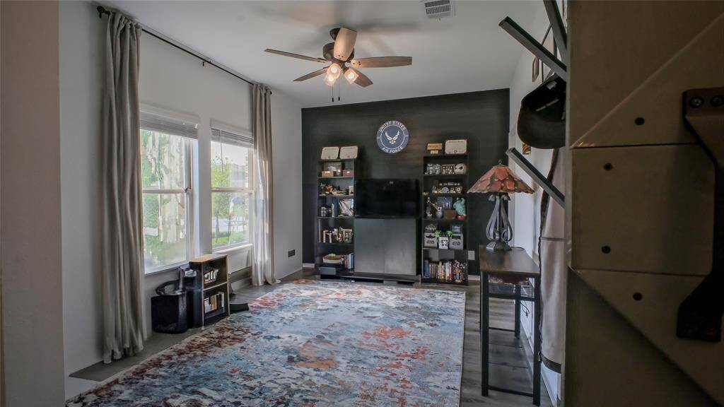 Front room with ample storage closet