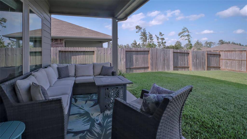 Covered patio