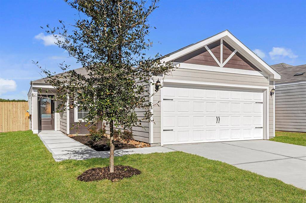 Imagine pulling up into your new driveway to see this beautiful one-story home with modern paint colors, design and a walkway with landscaping leading up to your front door.