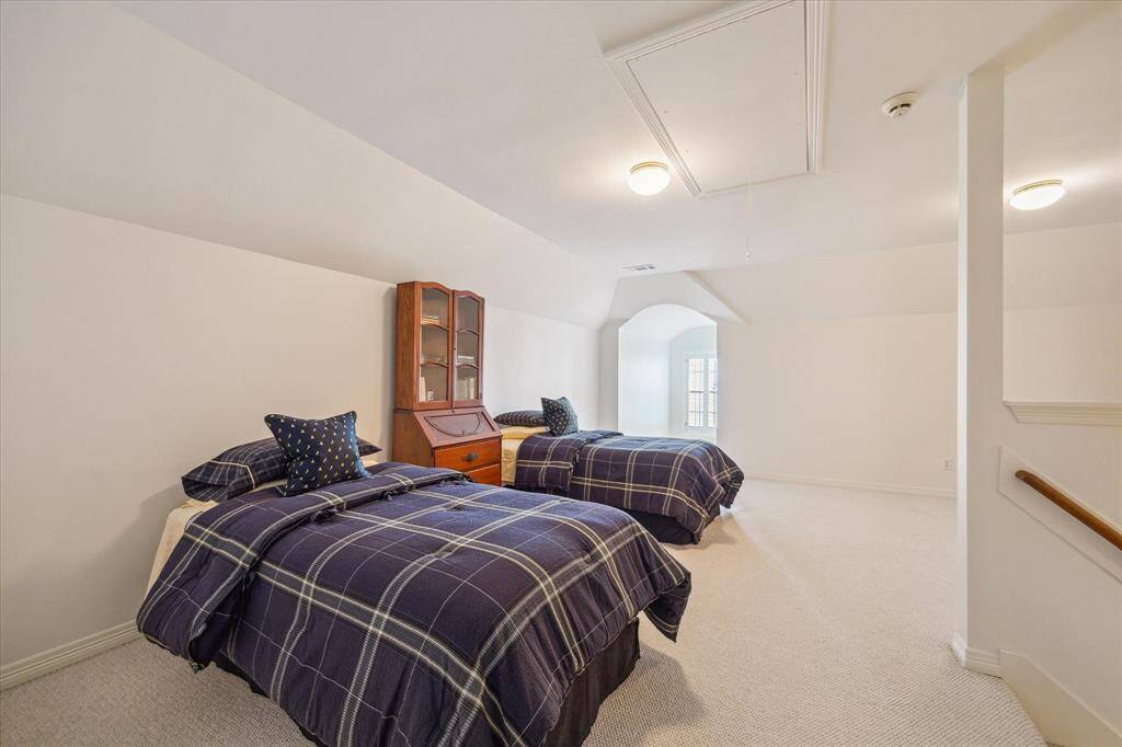 3rd Floor Flex Space - Currently being used as a 4th bedroom, the 3rd floor flex space has two spacious storage closets and is plumbed for a 3rd bath (per seller).