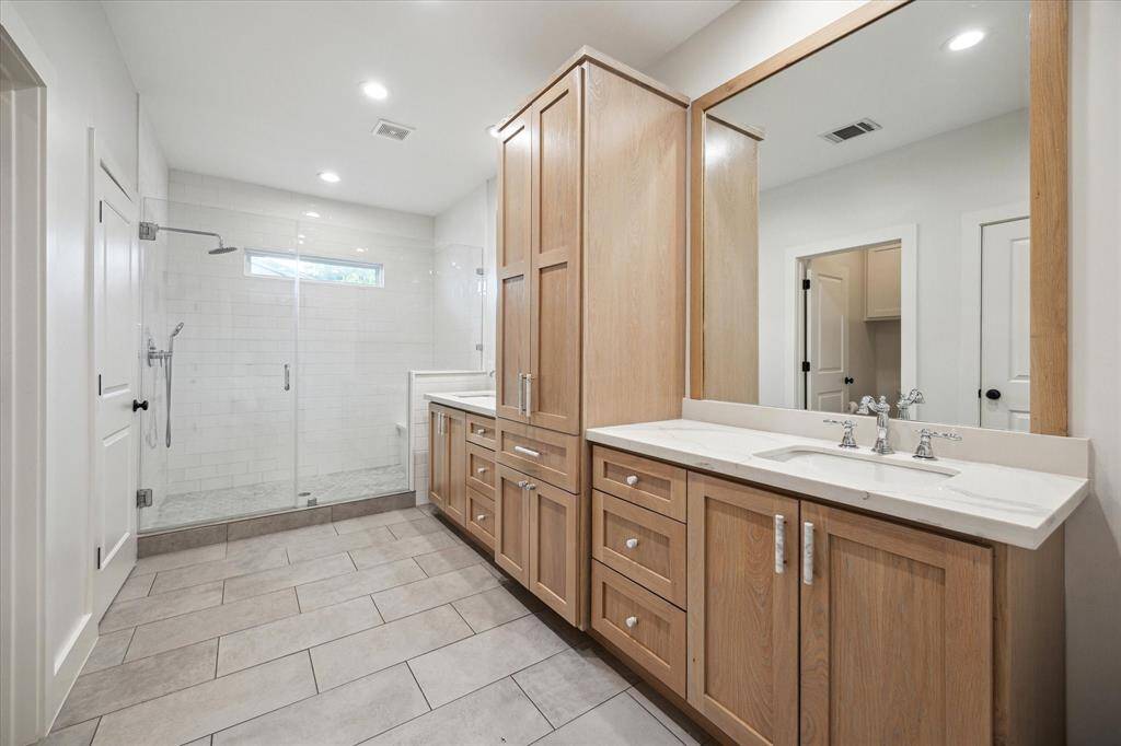 Gorgeous primary bath and oversized shower