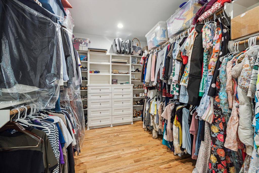 Primary closet fits it all ..