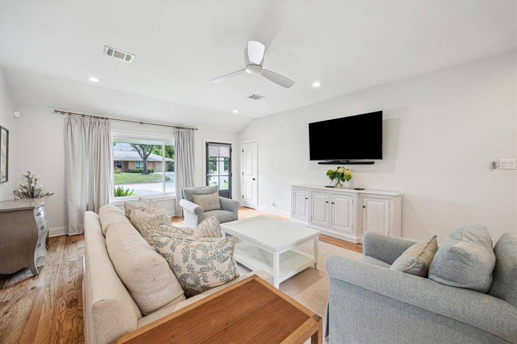 Tons of Natural light through the front windows