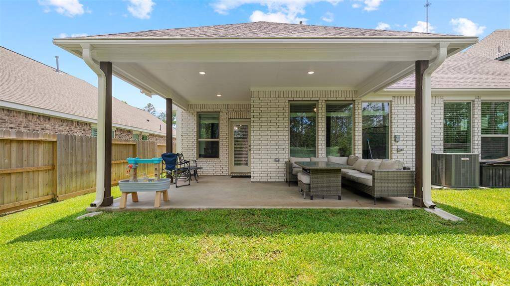 Extended covered patio