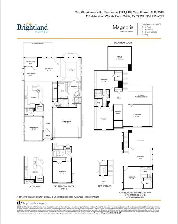 Home comes with the bedroom 5 with bathroom 3 upgrade, bedroom 4/bathroom 4 upgrade, and the media room upgrade