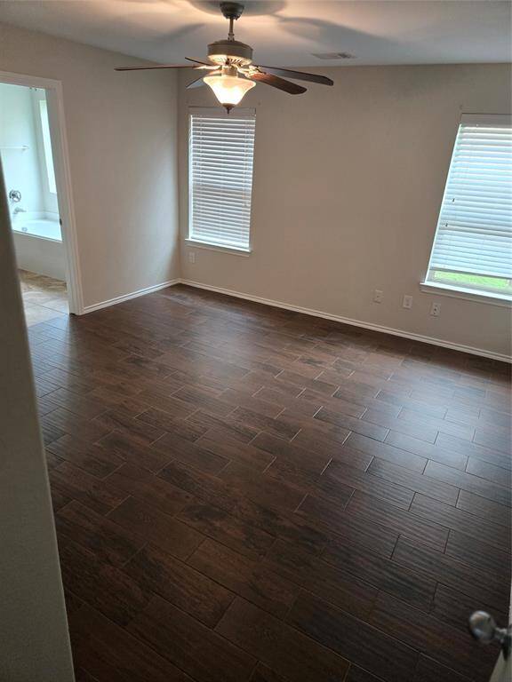 Primary bedroom on the first floor