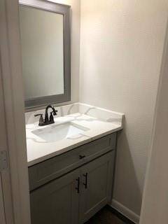 Half bath off the utility room