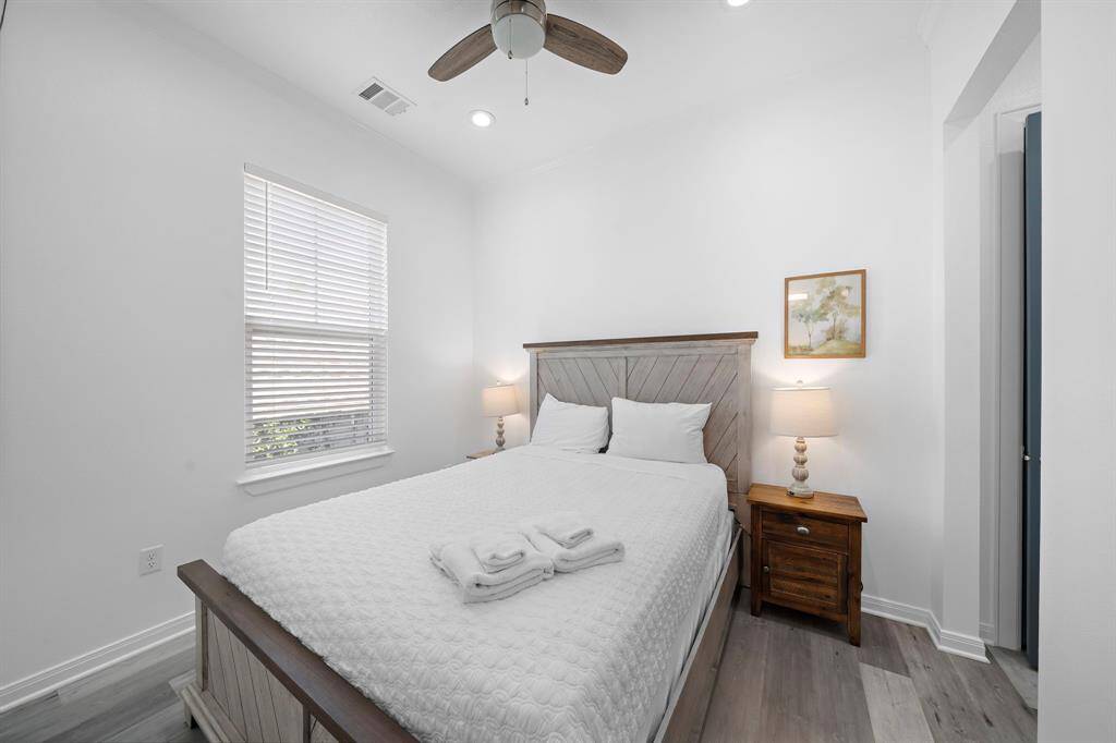 Bedroom 2 with luxury furnishings and finishes