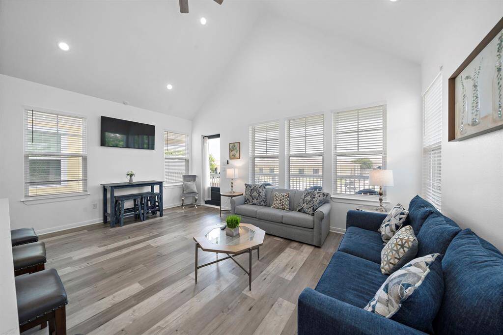 Alternate view of living room & dining room