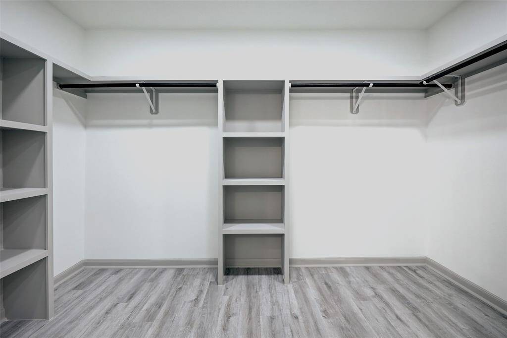 Primary closet