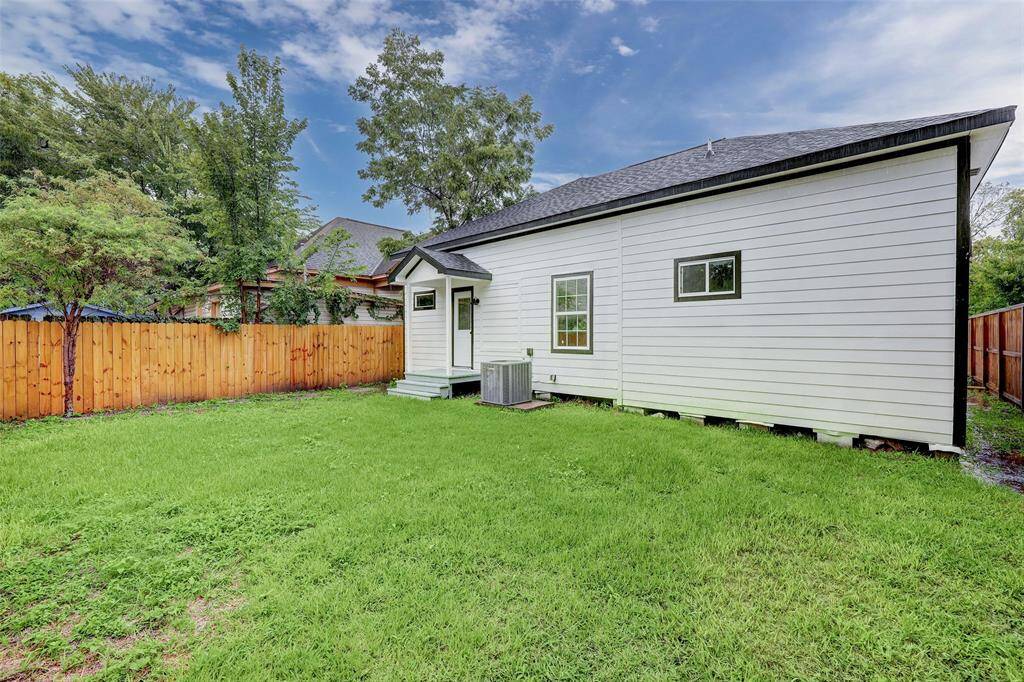 Large backyard!