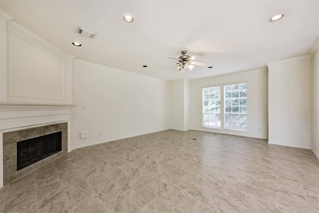 Living area on second floor