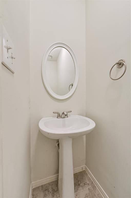 Half bath near the kitchen