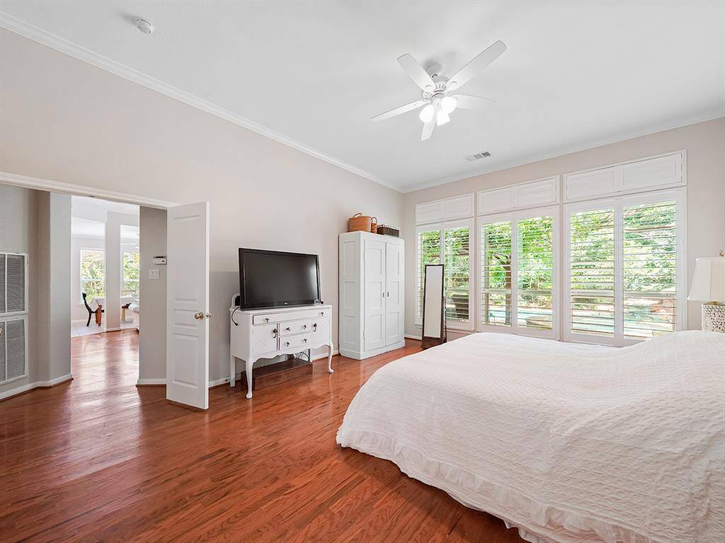Enjoy the luxury of a spacious primary retreat designed for ultimate relaxation. The ample room for a king-sized bed ensures a comfortable and inviting space to unwind.