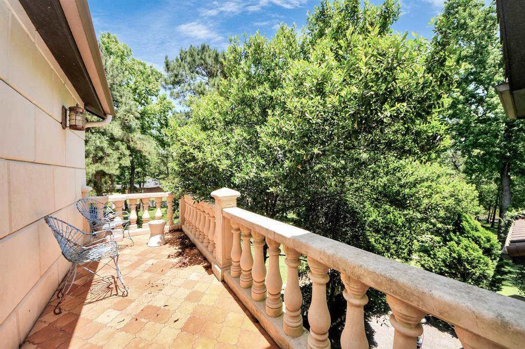 Balcony on the second floor
