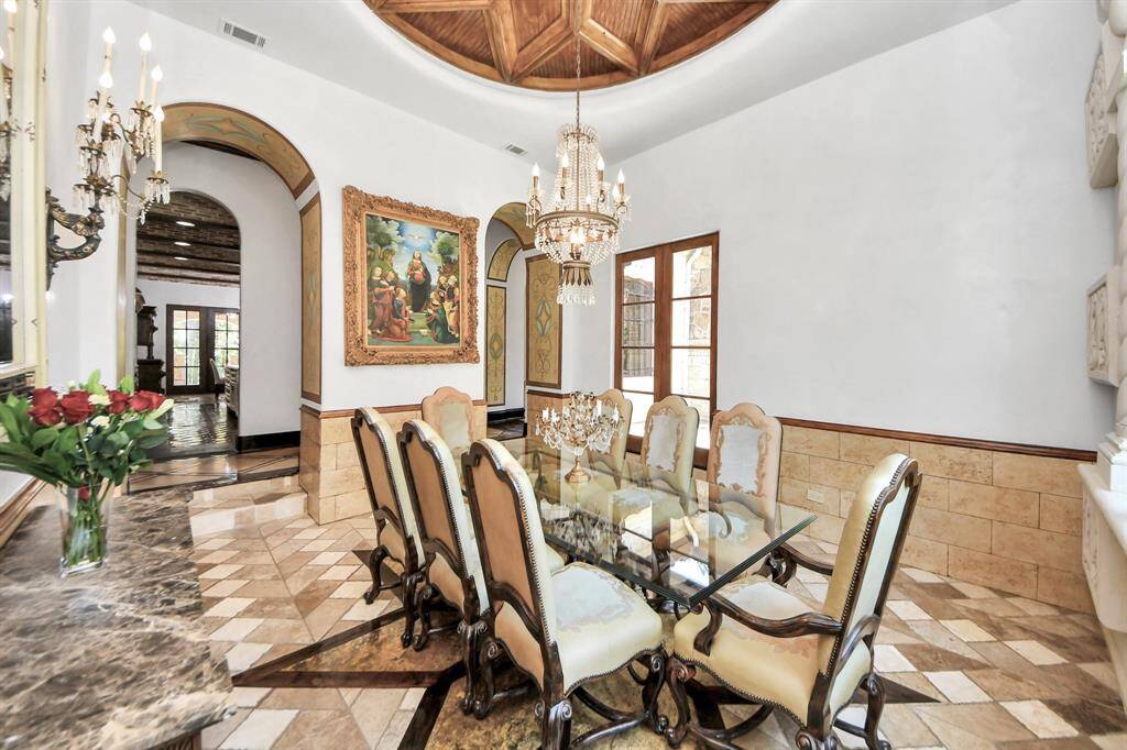 Elegant dining area perfect for hosting.