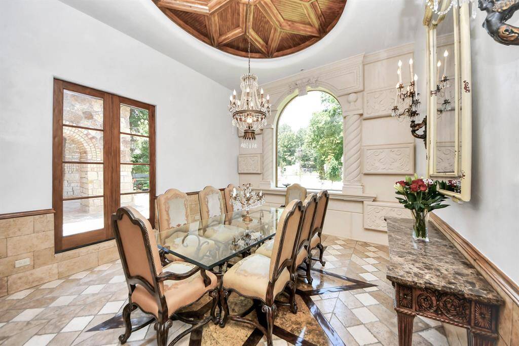 Elegant dining area perfect for hosting.