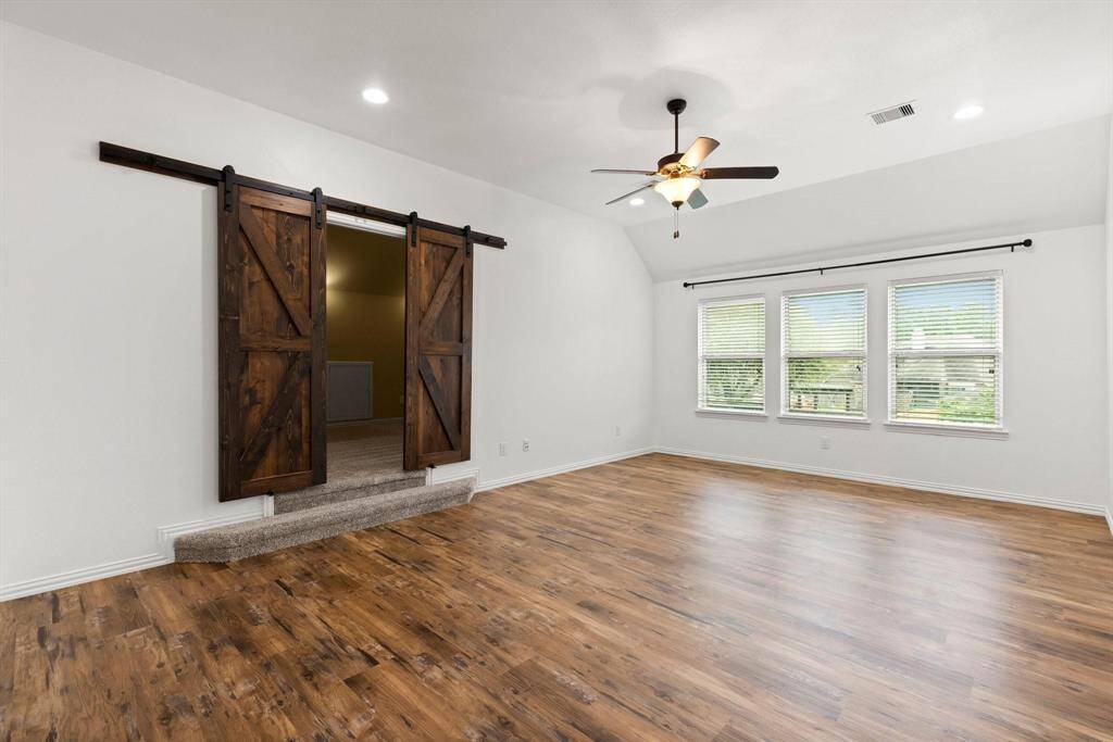 Large game room with separate media room