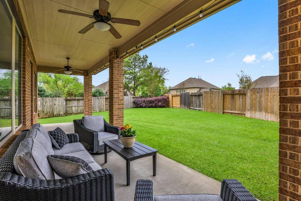 Covered patio