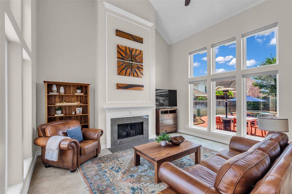 Beautiful views of Backyard from Family Room