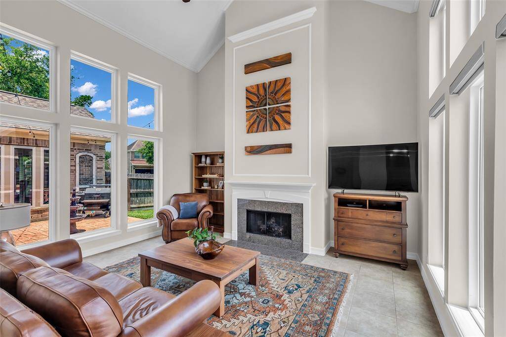 Courtyard view from Family Room