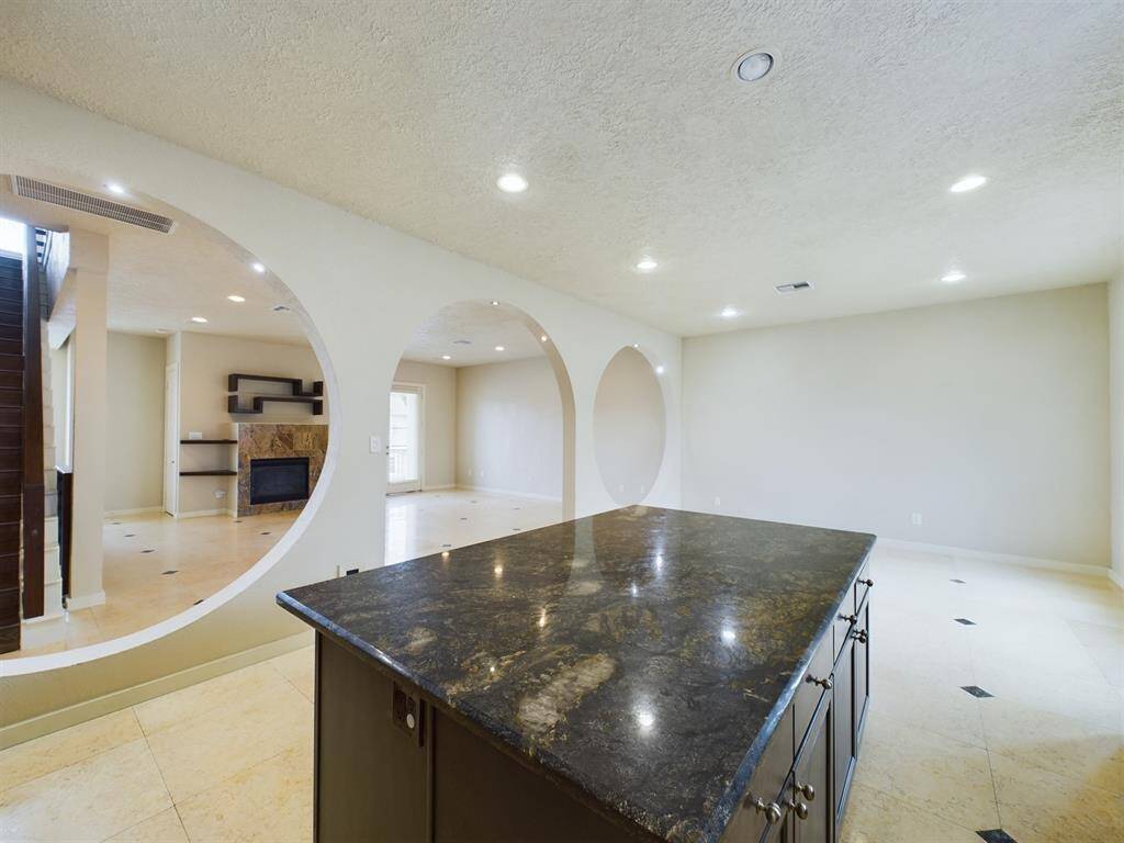 Large Granite Center Island
