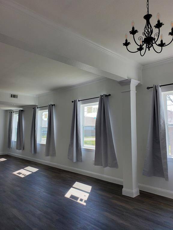 look at living room from dining area