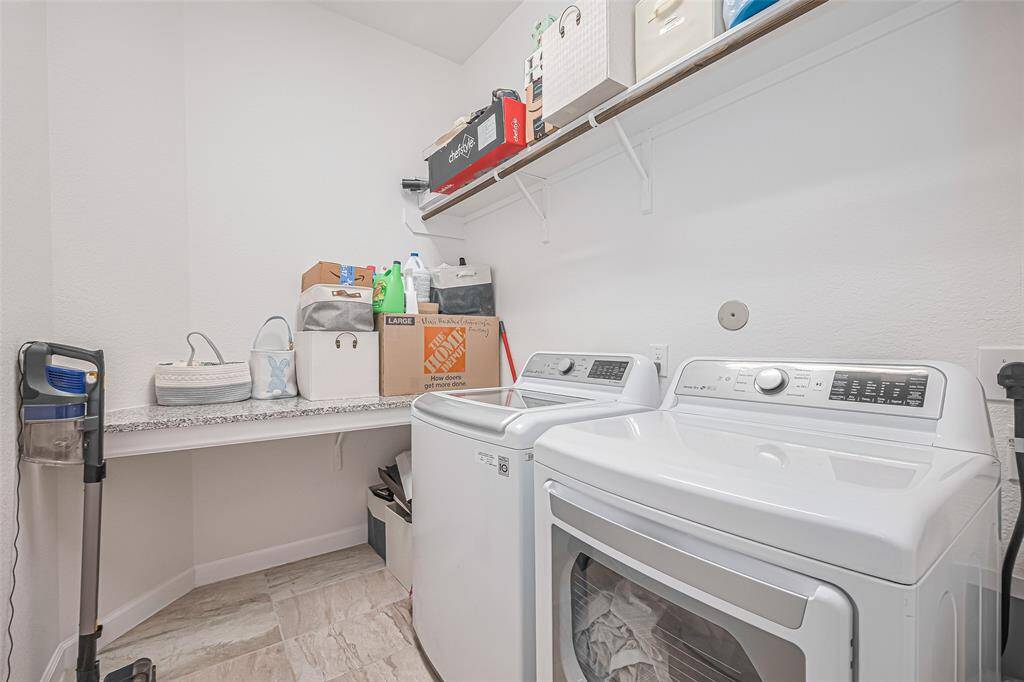laundry in first floor