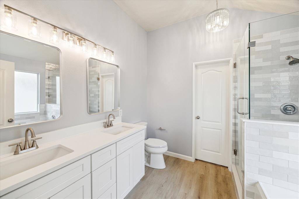 Updated primary bathroom