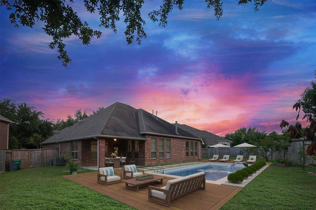 Virtually rendered pool and outdoor oasis.