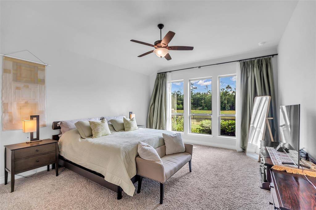 This inviting breakfast nook has great views all around!