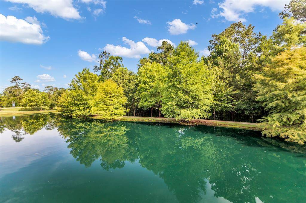 A lake view just outside the community clubhouse!