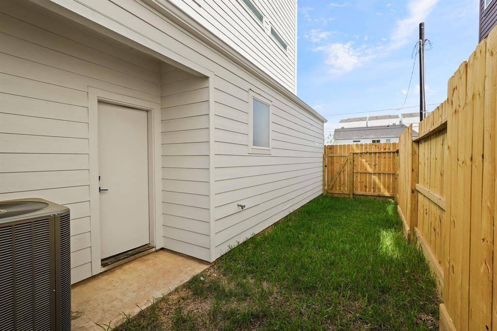 Back yard area.