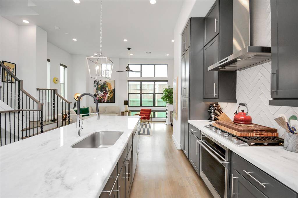 Discover the elegance of a 12-foot marble kitchen island—perfect for culinary creations and gatherings.